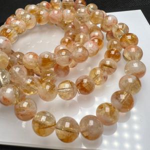 セリサイトインクォーツ 9-9.5mm 1連分 ブレスレット2本セット