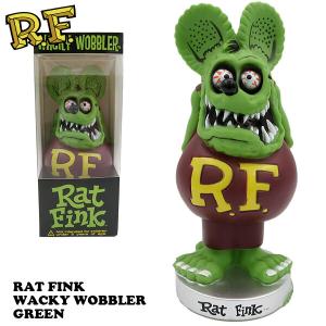 RAT FINK（ラットフィンク） フィギュア ガレージ グリーン ボビング