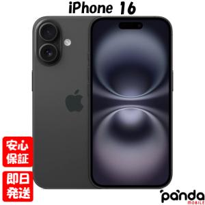 iPhone 16 『新品未開封』iPhone 128GB SIMフリー [ブラック] MYDQ3J/A