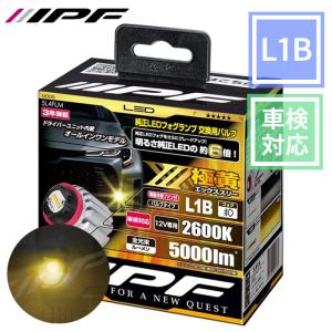 IPF LED フォグランプ 車用 L1B 5000lm 6500K ホワイト 12V用 5L1FLM 2