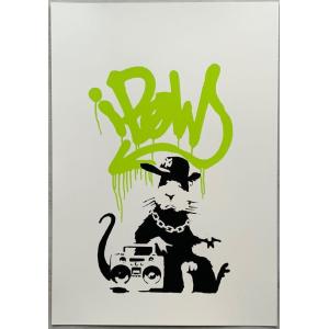 Banksy バンクシー KATE MOSS ケイトモス WCP リプロダクション シルク