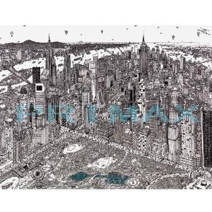 ニューヨーク デイタイム/ヨハン・ペラトーネル(デジタルアート