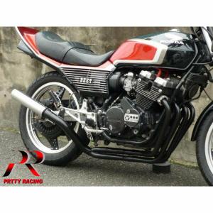 プリティー KAWASAKI ゼファー400/χ 50.8 ガニマタ PRETTY管 黒