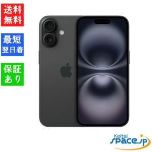 iPhone ☆新品未開封 Apple SIMフリーiPhone16 128GB ブラック MYDQ3J