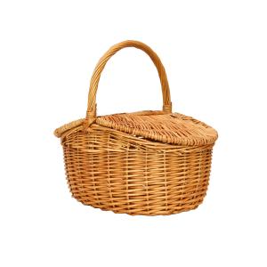 煮柳バスケット バスケット かご 籠 カゴ 小物入れ 天然素材 ハンドル