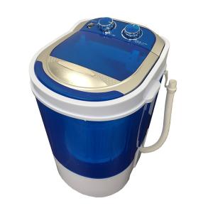 小型洗濯機 二槽式 軽量 ウォッシュマン ホワイト TOM-05W : 快適