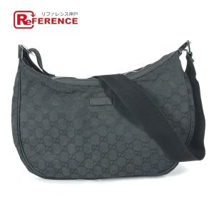 GUCCI（グッチ） ジャッキー ブラック 黒 シルバー金具 ナイロン 001