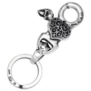 Gaboratory（ガボラトリー） キーチェーン スカルオンクリップw/H.W.