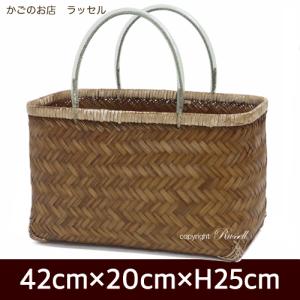 型番647 竹かご 竹かごバッグ 市場かご 一貫張り 一閑張り 材料 かご
