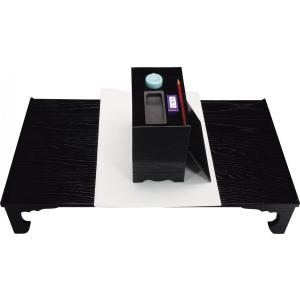 茶道具 七事式用品 茶歌舞伎 文台 五段重硯箱セット 女桑 幸斎作 幸斉