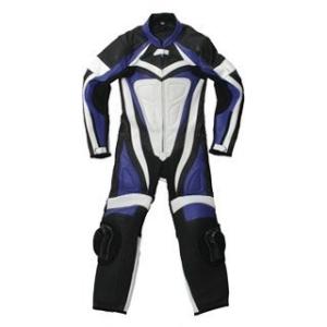 SPOON スプーン MFJ公認 革ツナギ レーシングスーツ ブラック系 3L