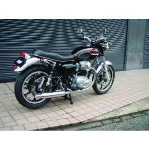 MOTOR ROCK W650/400用 オールドスタイル手曲げマフラー Type1