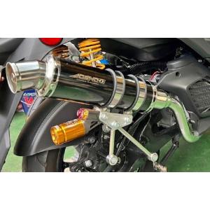 マフラー ダブルアールズ WR`S フルEX ラウンドソリッドチタン