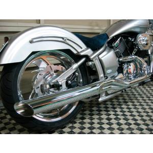 ドラッグスター1100 マフラー 社外 中古 バイク 部品 VP10J ステン