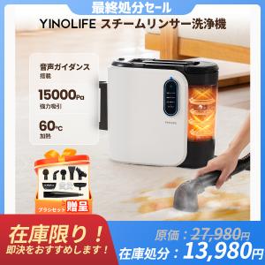 100℃蒸気噴射×18000Pa吸引力】 Yadea R6 Steam カーペットクリーナー