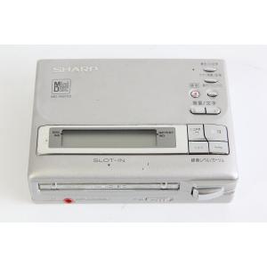 パナソニック ポータブルMDプレーヤー ブルー SJ-MJ500-A 【中古美品