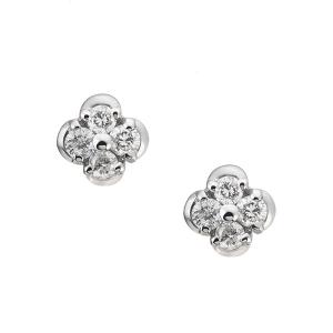 ジュエリーツツミ プラチナダイヤモンドピアス Pt900 H&C フックピアス