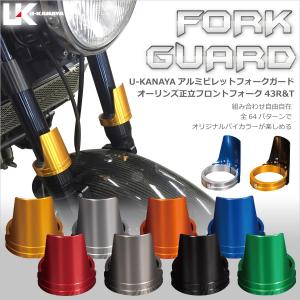 K-FACTORY（ケイファクトリー） フロントフォークガード 素材：チタン