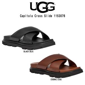 UGG（アグ） サンダル メンズ レザー スライドサンダル SEASIDE II