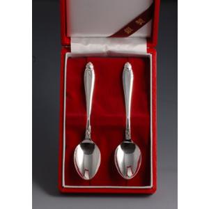 銀食器カトラリー「ニュークラウン」スプーン2本セット・銀製品・ : 銀