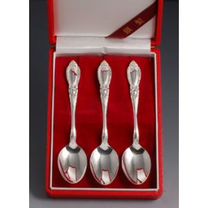 本七宝・誕生花スプーン2本入り・銀製品・銀食器 : 銀食器・銀製器の