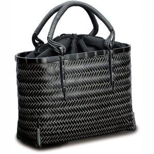 在庫要確認 網代バッグS 紐手 W20cm 黒 赤 国産 日本製 別府産 かご