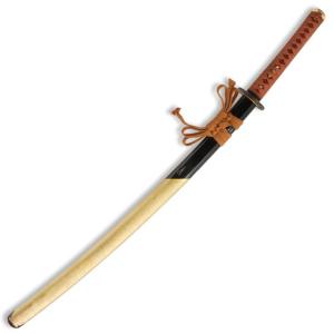 模造刀 太刀 陣太刀 梨地塗り鞘 極上研磨刀身 大刀刀袋付 tks-278 日本