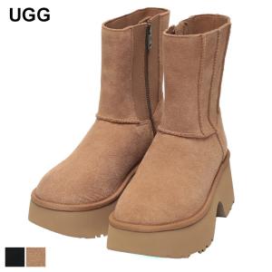 UGG（アグ） W FUNKETTE ファンケット スリッポン ムートンブーツ 厚底