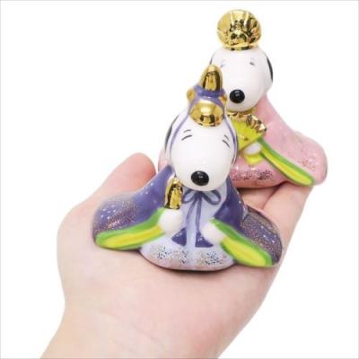 SNOOPY（スヌーピー） キャラクターひな人形 磁器親王飾り 吉徳大光