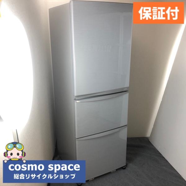 TOSHIBA（東芝） 中古 375L 自動製氷機能搭載 3ドア冷蔵庫 GR-38ZY