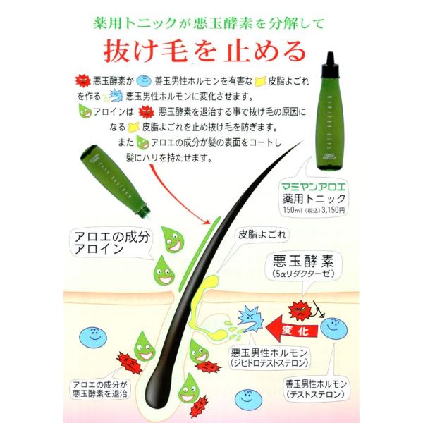 マミヤンアロエ 薬用トニック 150mL サロン専売品 医薬部外品 育毛剤
