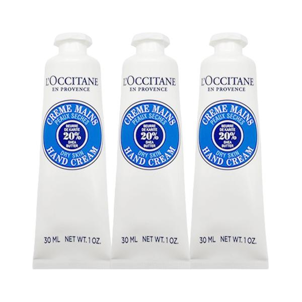 L'OCCITANE（ロクシタン） シア ハンドクリーム 30ml×3本セット(3個