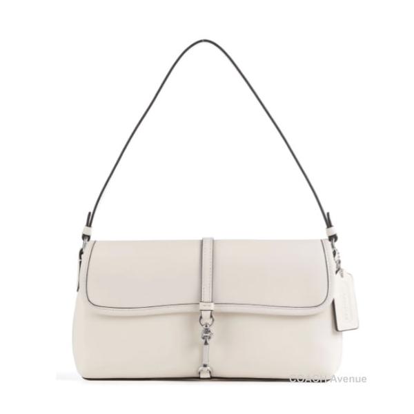 COACH（コーチ） COACH CP132 ハンプトンズ レザーバッグ チョーク