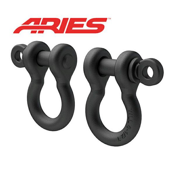 ARIES 正規品】 汎用 スチール Dリング シャックルリング 牽引フック