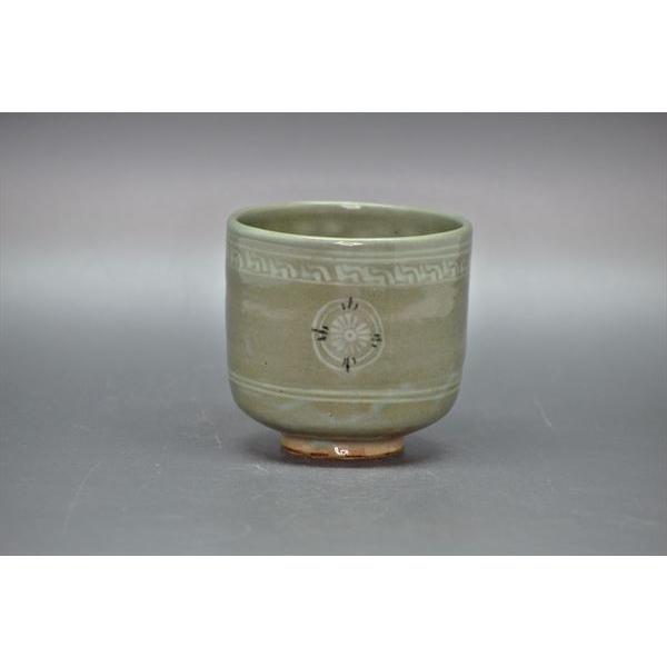 筒茶碗 青磁狂言袴 中村与平作（化粧箱） : 茶道具 銘茶 左座園 Yahoo