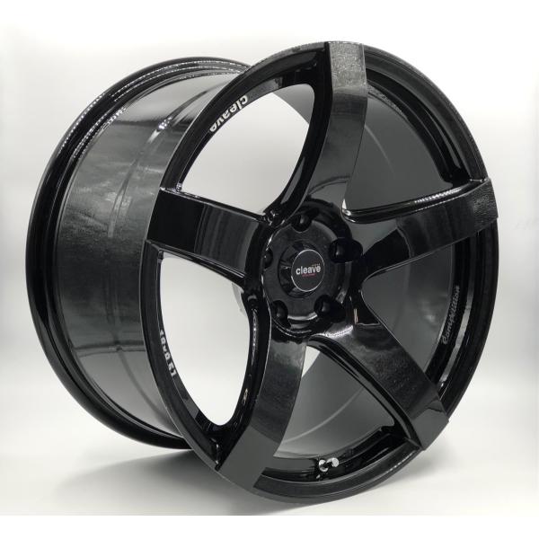 CLEAVE CLEAVE RACING TS54C 18x9.5J +18 5H-114.3 ブラック 2本セット