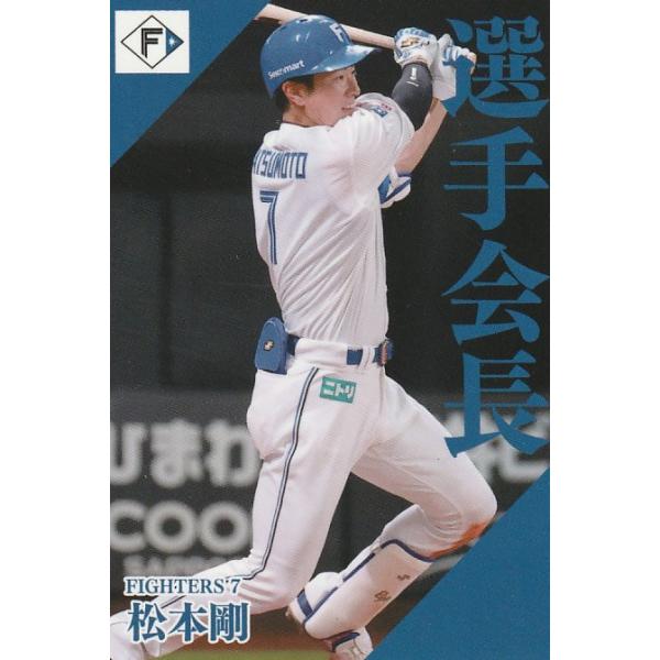 カルビー 2024プロ野球チップス第2弾 PL-12 松本剛(日本ハム) 選手会長