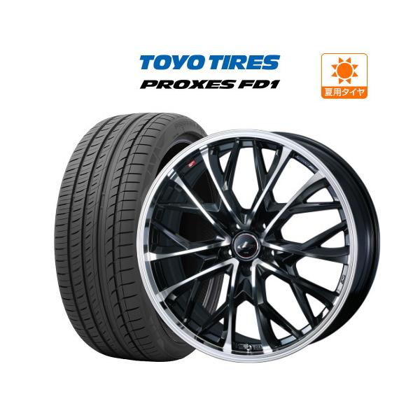 WEDS（ウェッズ） 19インチ ホイール 7.5J 5穴 114.3 4本 レオニス MV