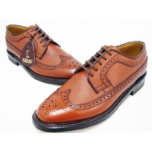 ビジネスシューズ 革靴 ウイングチップ 本革 regal メンズ」の人気商品