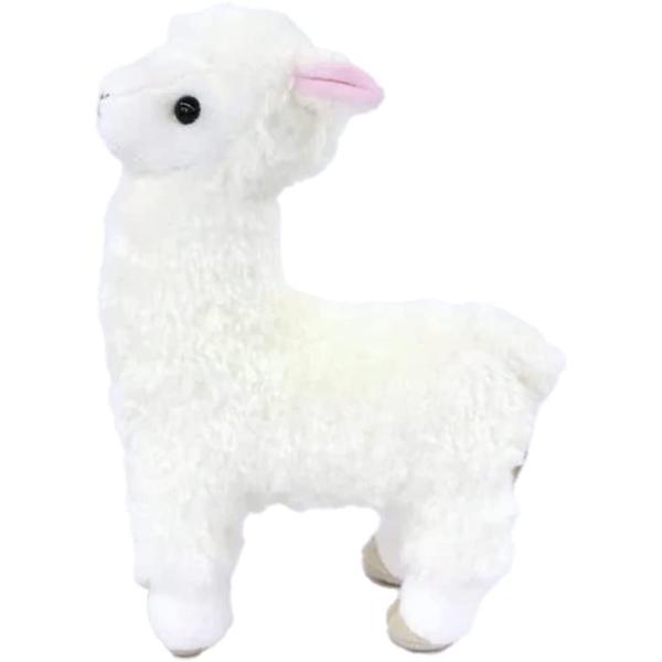 ベビーアルパカ パンナ ぬいぐるみ ホワイト Sサイズ 高さ18cm