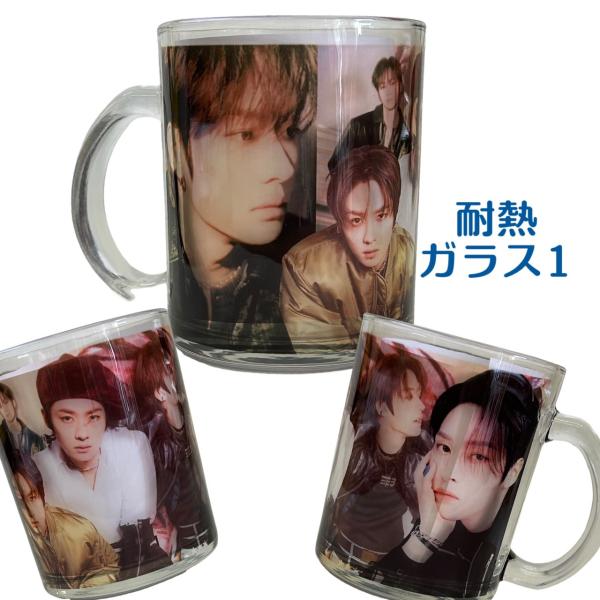 リノ StrayKids ストレイキッズ スキズ 耐熱ガラス1 マグカップ 韓流