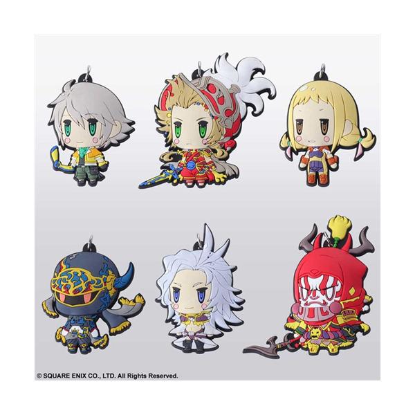 全6種 「ファイナルファンタジー トレーディングラバーストラップ Vol