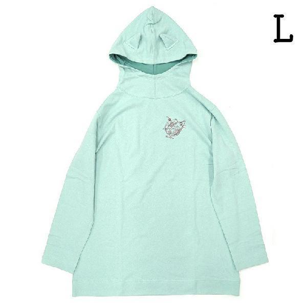 ダヤン パーカー わちふぃーるど 猫みみパーカー 猫は液体（ミント