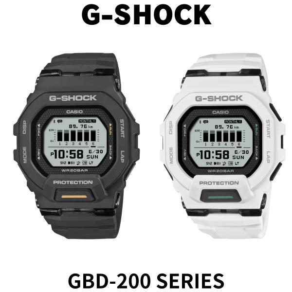 G-SHOCK GBD-200-1A1JF GBD-200-7JF G-SQUAD モバイルリンク機能 G