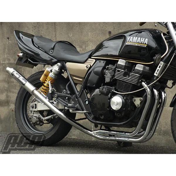 プリティー製 XJR400 4HM 極 タイプ3 4-2-1 マフラー メッキ