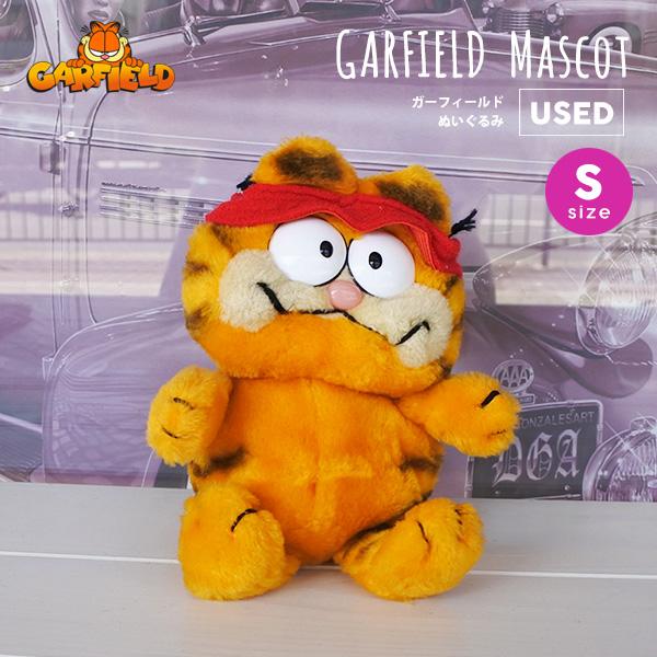 USED品 ガーフィールド ぬいぐるみ S ヴィンテージ品 オレンジ