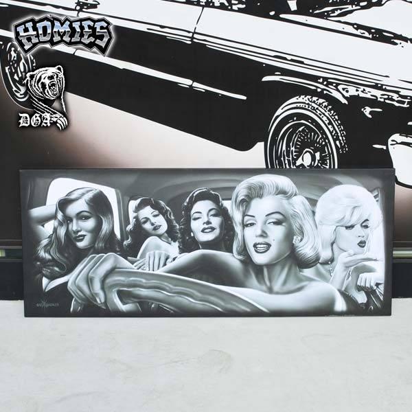 DGA アートパネル 壁掛け BOMBSHELL 特大 ビッグサイズ 横長