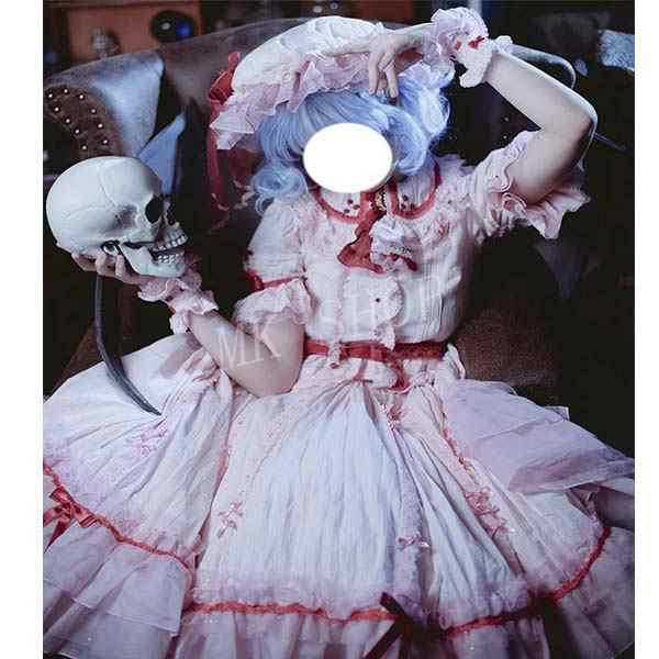 東方プロジェクト 風 レミリア スカーレット コスプレ 高品質 衣装