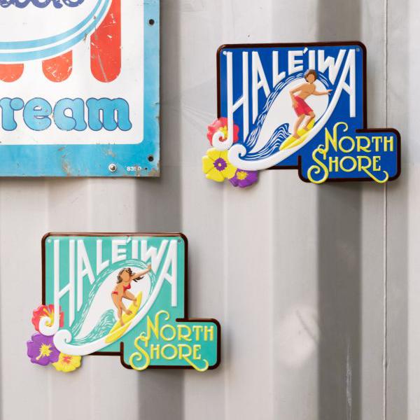 ハレイワ 看板 サイン ボード ハワイアン 雑貨 インテリア 壁掛け 飾り