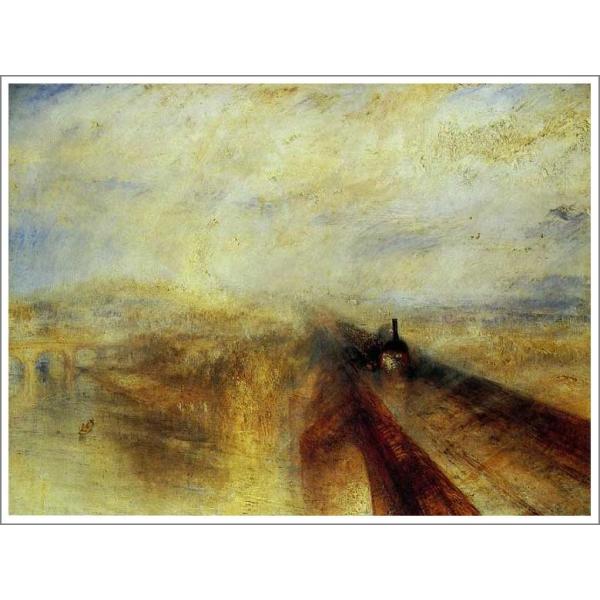 送料無料】絵画：ウィリアム・ターナー「雨、蒸気、速度 グレート